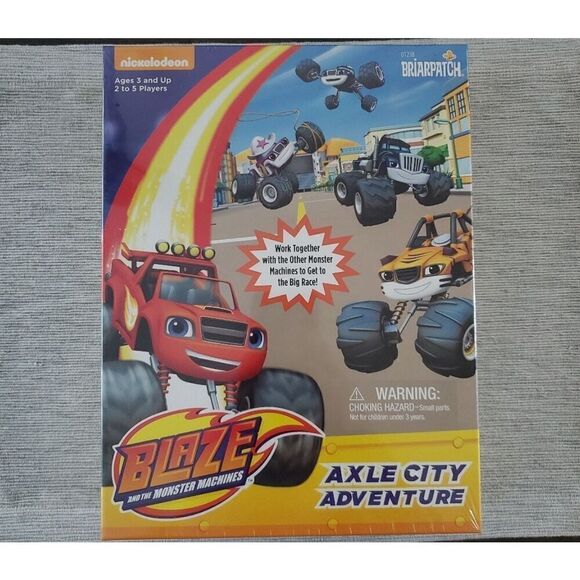 Nickelodeon Blaze and the Monster Machines Axle City Adventure Board Game New - Picture 3 of 7